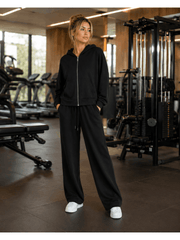 Women'S Soft Touch Tracksuit Set, Zip Up Hooded Jacket & Joggers, Casual 2pcs Lounge Wear Co Ord Outfit, Casual and Sports Wear, Gym Wear Street Wear