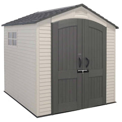Lifetime 7Ft X 7Ft (2.1 X 2.1M) Outdoor Storage Shed - Model 60042
