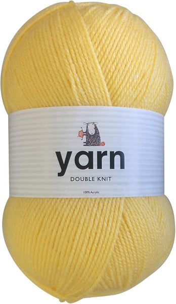 Korbond DK Beige Yarn - 100G Acrylic Wool - Lightweight, Hypoallergenic & Durable Double Knit Crochet Yarn Knitting Wool (290M Total)