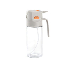 Oil Spray Bottle - Glass Oil Dispenser Bottle 600mL | Olive Oil Sprayer & Pourer for Grilling Baking Cooking Kitchen Utensils 22x7.5cm