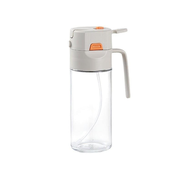 Oil Spray Bottle - Glass Oil Dispenser Bottle 600mL | Olive Oil Sprayer & Pourer for Grilling Baking Cooking Kitchen Utensils 22x7.5cm