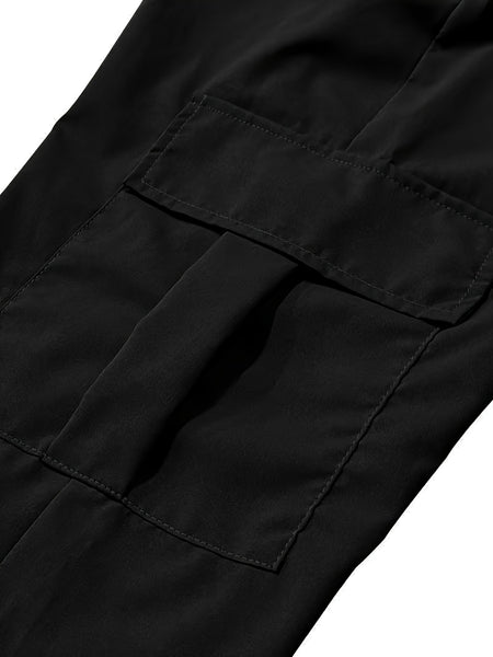 Men's Three-pc Cargo Pants, Solid Color Multi-Pocket Casual Outdoor Sports Trousers, Suitable for Spring, Summer, and Autumn