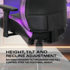 X Rocker Kunai RGB Gaming Chair with LED Lights