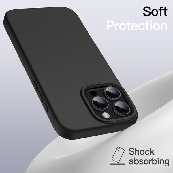 Case For iPhone 16 Pro Max Plus 15 Pro Max Plus 16e (2025) 14 Pro Max Plus 13 Pro Max Mini 12 Pro Max Mini 11 Pro Max Black Shockproof Phone Cover