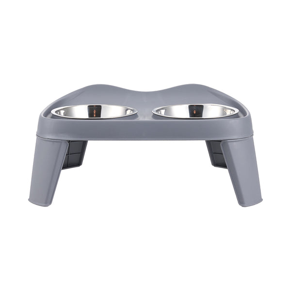 Dog Bowls with Stand, Adjustable Raised Dog Bowl for Large Dogs, Dog Feeding Station with 2 Stainless Steel Dog Bowls, Non-Slip elevated dog bowls