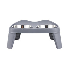 Dog Bowls with Stand, Adjustable Raised Dog Bowl for Large Dogs, Dog Feeding Station with 2 Stainless Steel Dog Bowls, Non-Slip elevated dog bowls