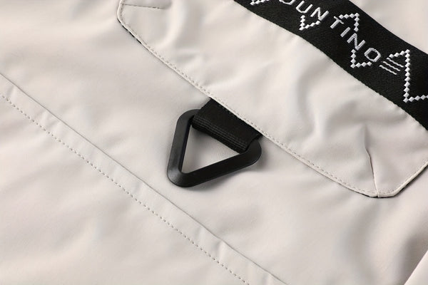 Men's Fashion New Jacket Men's Spring Autumn Thin Casual Multi-Pocket Outdoor High Quality Jacket Coat Men Detachable Hood Outdoor Trendy Design Waist Double Pocket Jacket