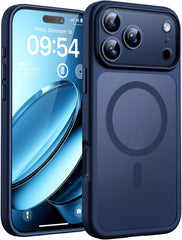 TOCOL Magnetic for Iphone 17 Pro Max Case 6.9-Inch, Compatible with Magsafe, Full Camera Protection, Built-In Magnetic Ring, Drop Protection Shockproof Translucent Matte Phone Cover