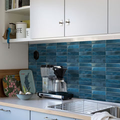 10 Sheets 1mm Thickness Tiles Self Adhesive Wall Tiles, Tile Stickers for Kitchen & Bathroom, Stick on Tiles, Peel and Stick splashback 29cm x 22.9cm
