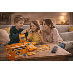 Jacob'S Mini Cheddar'S Original, with Real Cheese Snack Biscuits Crackers 8 x 6 Pack of 138g Each