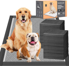 Gardner Pet Extra Large Carbon Puppy Pads 70X85Cm, Super Absorbent Thicker Puppy Training Pads, Odor Control, 6 Layers of Leak-Proof, Fast Drying, Suitable for Dogs, Cats, Rabbits (30 Pack)