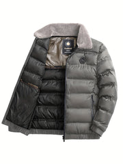 Men'S Jacket Autumn And Winter New Jacket Middle-Aged Thickened Warm Top Men'S Clothing