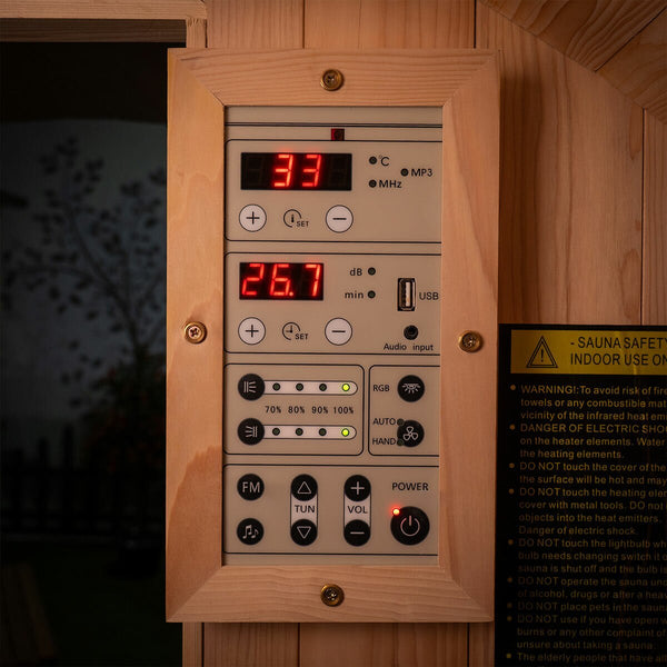 Insignia Luxury 2-3 Person Hybrid Barrel Sauna