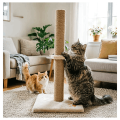 Cat Scratching Post 62CM Pole Scratcher Tree Scratch Post Woven Sisal Tall