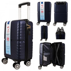 1611 RYANAIR UNDERSEAT CABIN TROLLEY CASE 40 X 25 X 20 CM DETACHABLE WHEELS