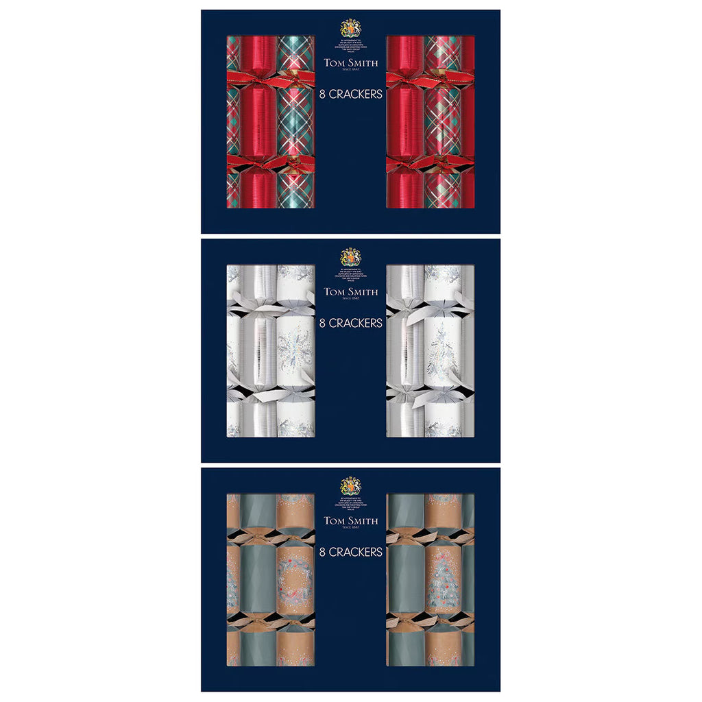 Tom Smith 13.7 Inch (34.8Cm) Christmas Crackers 8 Pack Assortment