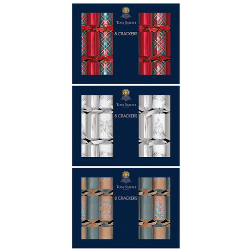 Tom Smith 13.7 Inch (34.8Cm) Christmas Crackers 8 Pack Assortment