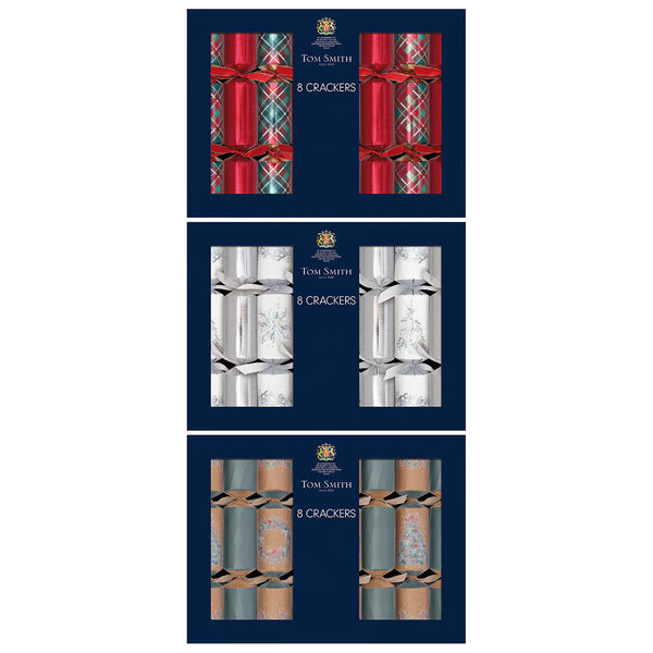 Tom Smith 13.7 Inch (34.8Cm) Christmas Crackers 8 Pack Assortment