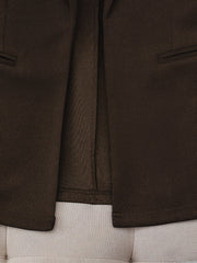 Fashionable Elegant Solid Color Casual Street Striped Suit and Pants Set