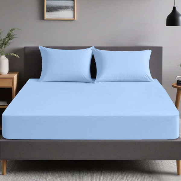 1pc Extra Deep Fitted Sheet, All seasons Bedding Ultra Soft Breathable Microfiber, Wrinkle-Free, Machine Washable, Hotel Quality All Sizes Available
