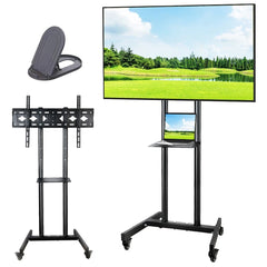 Mobile Floor Stand TV Mount Bracket Stand Trolley Cart for 32-85 inch TV