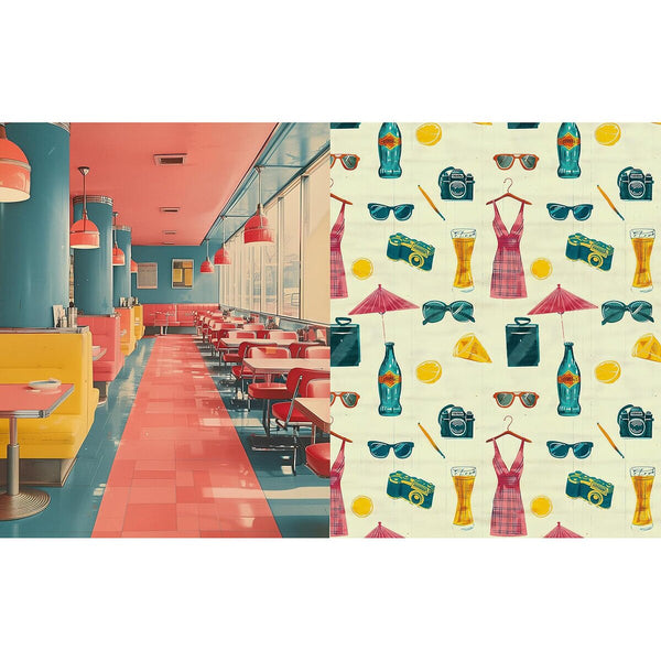 Paper Paper Paper in 2 Options: the Magical Collection or the Vintage Retro Collection
