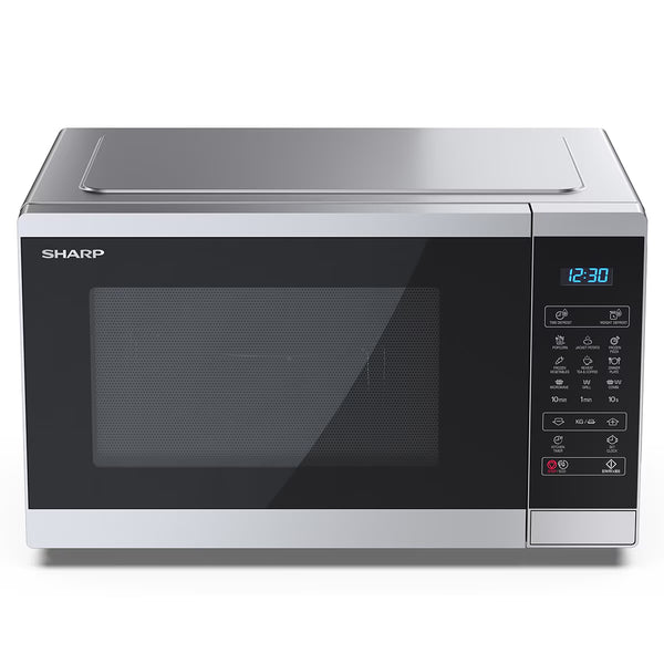 Sharp 25 Litre 900W Digital Microwave with 1000W Grill, YC-MG252AU-S