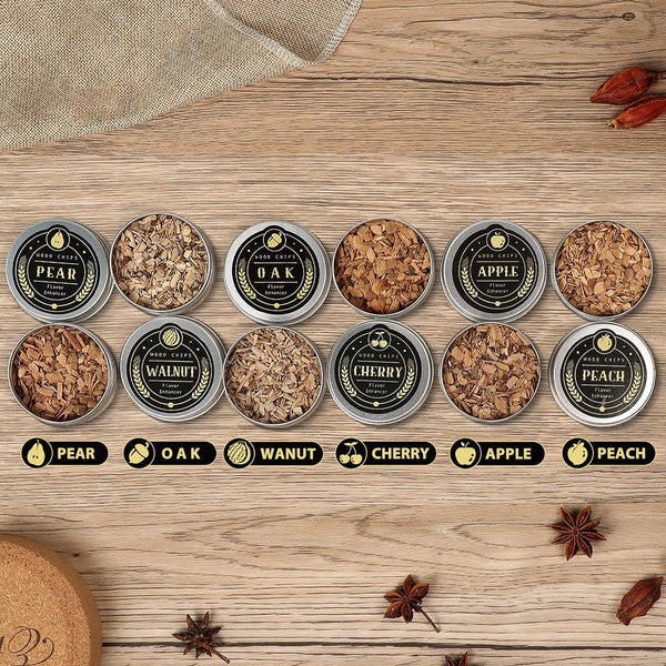 Combojoy Bourbon Gifts for Men - Cocktail Smoker Kit with Torch and Wood Chips for Whiskey, Bourbon, Old Fashioned Cocktail Kit, Whiskey Gifts, for Dad, Husband and Cocktail Lovers