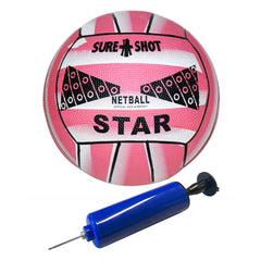 Sure Shot 10Ft (3.05 M) Easistore Netball Goal in Black/Red with Padding