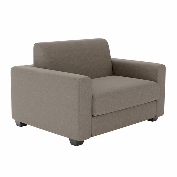 Lucas Brown Fabric Snuggler Sofa Bed