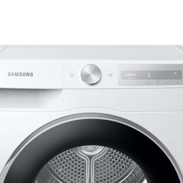 Samsung Series 6 DV90T6240LH/S1, 9Kg, Heat Pump Tumble Dryer, A+++ Rated in White