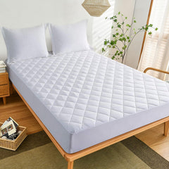 Quilted Mattress Protector 30cm Deep Pocket- 100% Microfiber & Super Soft Quilted Fitted Mattress Protector for Ultimate Comfort