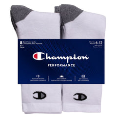 Champion Men'S Crew Sock, 8 Pack