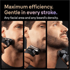 Braun Shavers Series 9 Pro+ Electric Shaver for Men, Wet & Dry Electric Razor, 5+1 Ultra Thin Precision Blades, Pro Sensoadapt, 6 in 1 Smartcare Center, 60 Min Runtime, 9665CCE Graphite