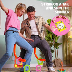 MCMILLER ENTERTAINMENT It’S Bananas! the Monkey Tail Game – Funny Family & Party Game for Kids & Adults | Hilarious Gift for Birthday, Christmas, Bachelorette, Thanksgiving, White Elephant