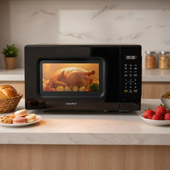 Midea COMFEE' 700W 20 Litre Digital Microwave Oven: Functional & Stylish for Any Kitchen, with 6 One-Touch Cooking Presets, Express Cook, 11 Power Levels, Defrost, Memory Function - Black