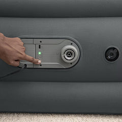 Sealy Queen Sized Airbed with Built-In Dual Pump and Headboard