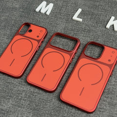 Phone Case: Fashionable Electroplated Magnetic Phone Case Compatible with iPhone 17 Pro Max Slim Shockproof Matte Full Cover Protective Case