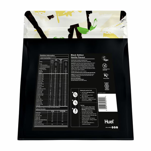 Huel Vanilla Black Edition: High Protein Nutritionally Complete Powder Meal, 2.7Kg