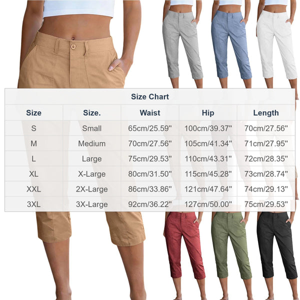 Women'S High-Waisted Straight-Leg Cropped Casual Pants | Side-Pocket Design, Breathable Drape Fabric, Office & Commute Pants | 2026 Summer New Arrival Women'S Casual Pants, Summer Women'S Clothing, Women'S, Affordable