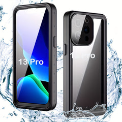 IP68 Waterproof 360° Full Body Case For iPhone 11 12 13 Pro Max Shockproof Dustproof Dirtproof Built-in Screen Protective Phone Case
