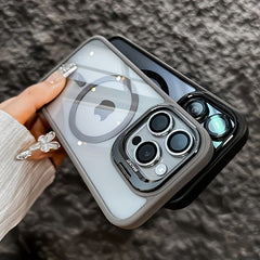 Phone Case: Luxury Metal  Mount Phone Case, Compatible with iPhone 17, 17 Pro, 17 Pro Max, Air, 12, 13, 14, 15, 16 Plus, Pro, Pro Max, Wireless Charging Shockproof Back Cover, Mobile Accessory, Modern Phone Case, Durable Material, iPhone Users