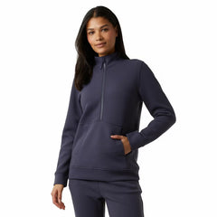 32 Degrees Ladies Sueded Tech 1/2 Zip Sweatshirt