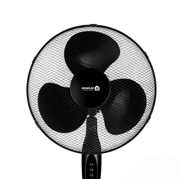 16inch Oscillating Pedestal Floor Fan Standing Air Cooling 3 Speed Cool Setting Electric Silent for Home, Office & Bedroom Living Room