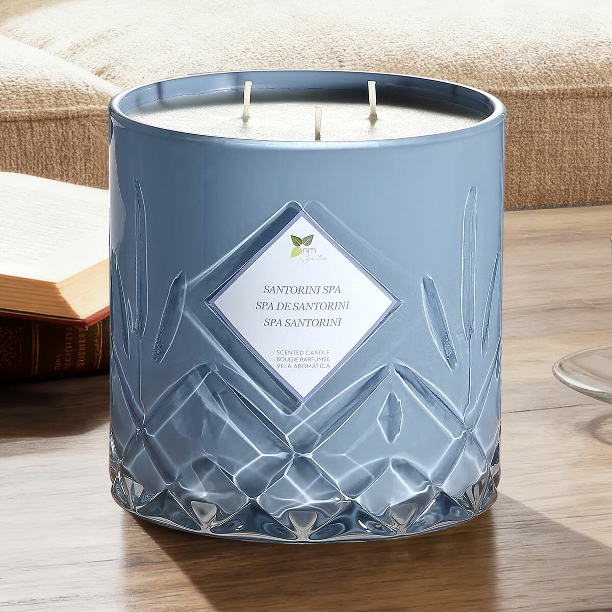 Nature'S Mark Glass Candle, 1.58Kg in 3 Fragrances