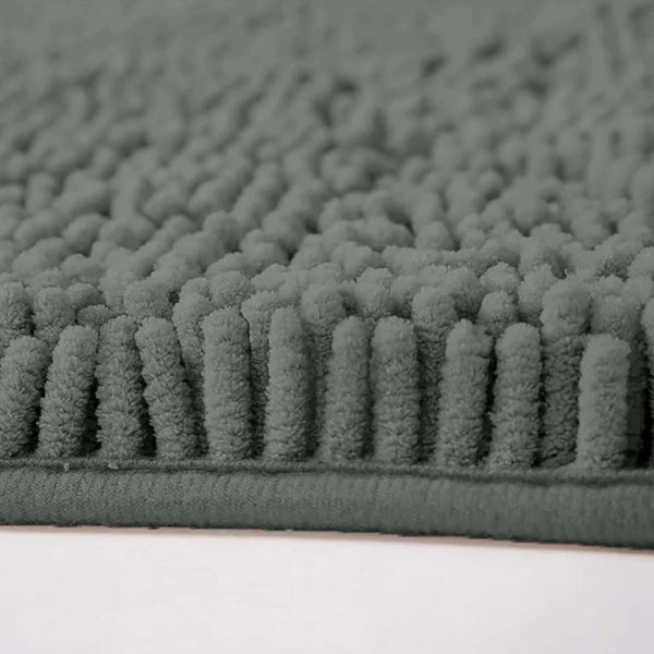 1pc Soft Chenille Bath Mat – Durable Chenille Rug with Non-Slip Backing, Stylish Bathroom Rug, Machine Washable Bath Mat, Non-Slip Area Rug for Shower Room & Home Use