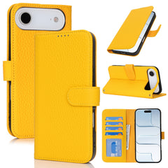 Phone Case: Magnetic Closure Genuine Leather Wallet Case for iPhone 17 Series RFID Blocking 4 Card Slots Premium Protection for 17 Pro Max 17 Air 17 Pro