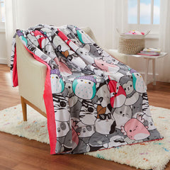 Squishmallows Fun Pile up Throw, 127 X 177 Cm