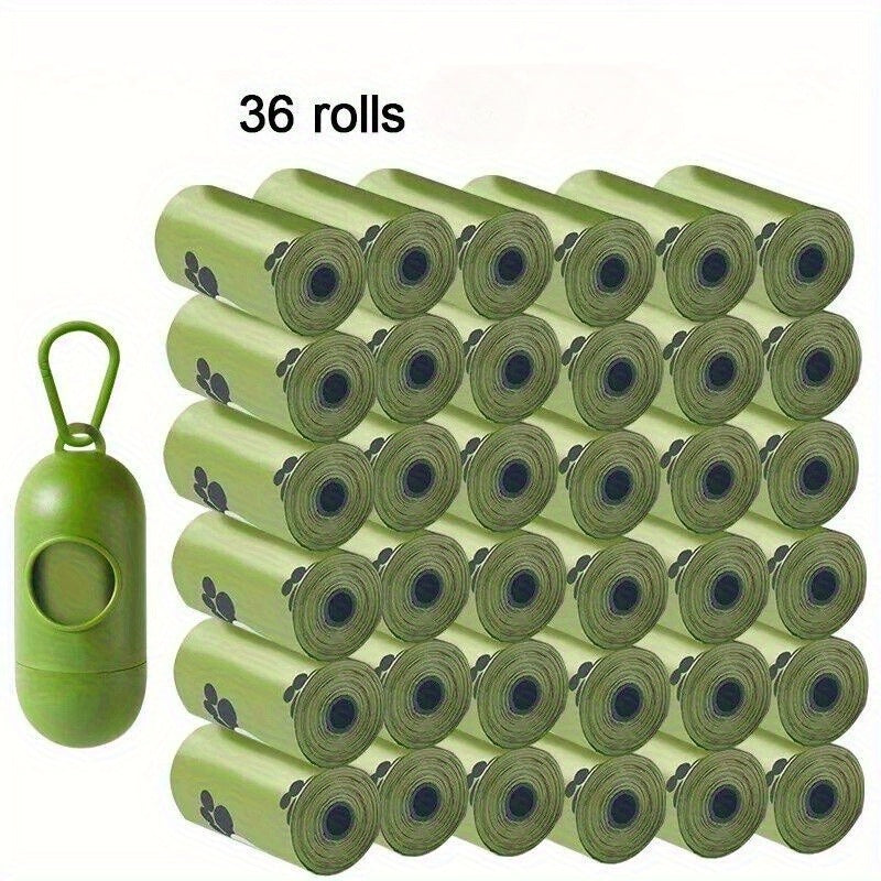 36 Rolls Dog Puppy Pets Poo Bags and Leak proof with 1 Free Dispensers