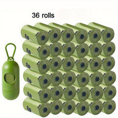 36 Rolls Dog Puppy Pets Poo Bags and Leak proof with 1 Free Dispensers